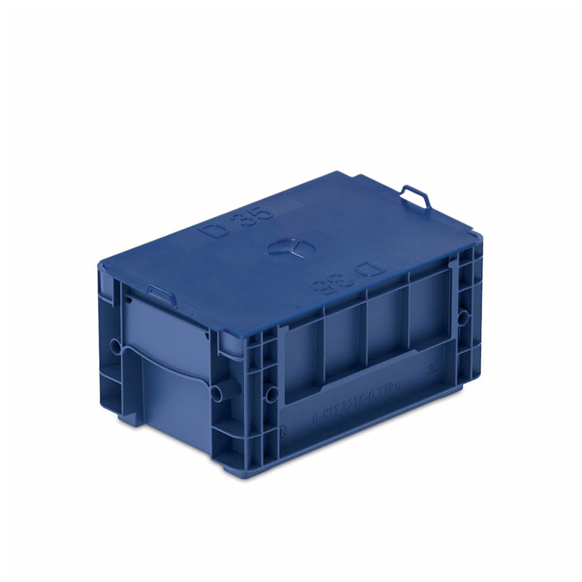 SparSet 10x Auflagedeckel für VDA KLT Kleinladungsträger mit Verbundboden | BxT 20x30cm | Abdeckung, Deckel, Plombierbar, KLT, Transportbox, Transportbehälter, Stapelbehälter