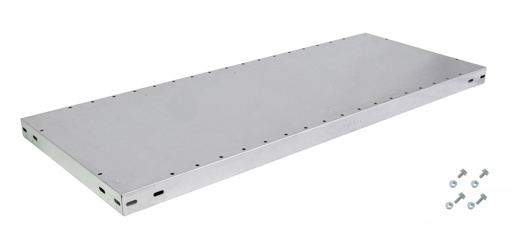 Stahlfachboden für Schulte K 3000 Kragarme MULTIplus250 | BxT 75x50cm | Inkl. 2 Schrauben & Muttern | Fachlast 250kg | Verzinkt