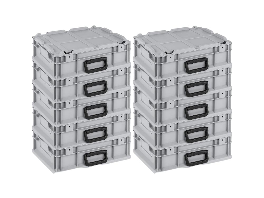 Eurobox NextGen Portable | HxBxT 13,5x30x40cm | 11 Liter | Eurobehälter, Transportbox, Transportbehälter, Stapelbehälter