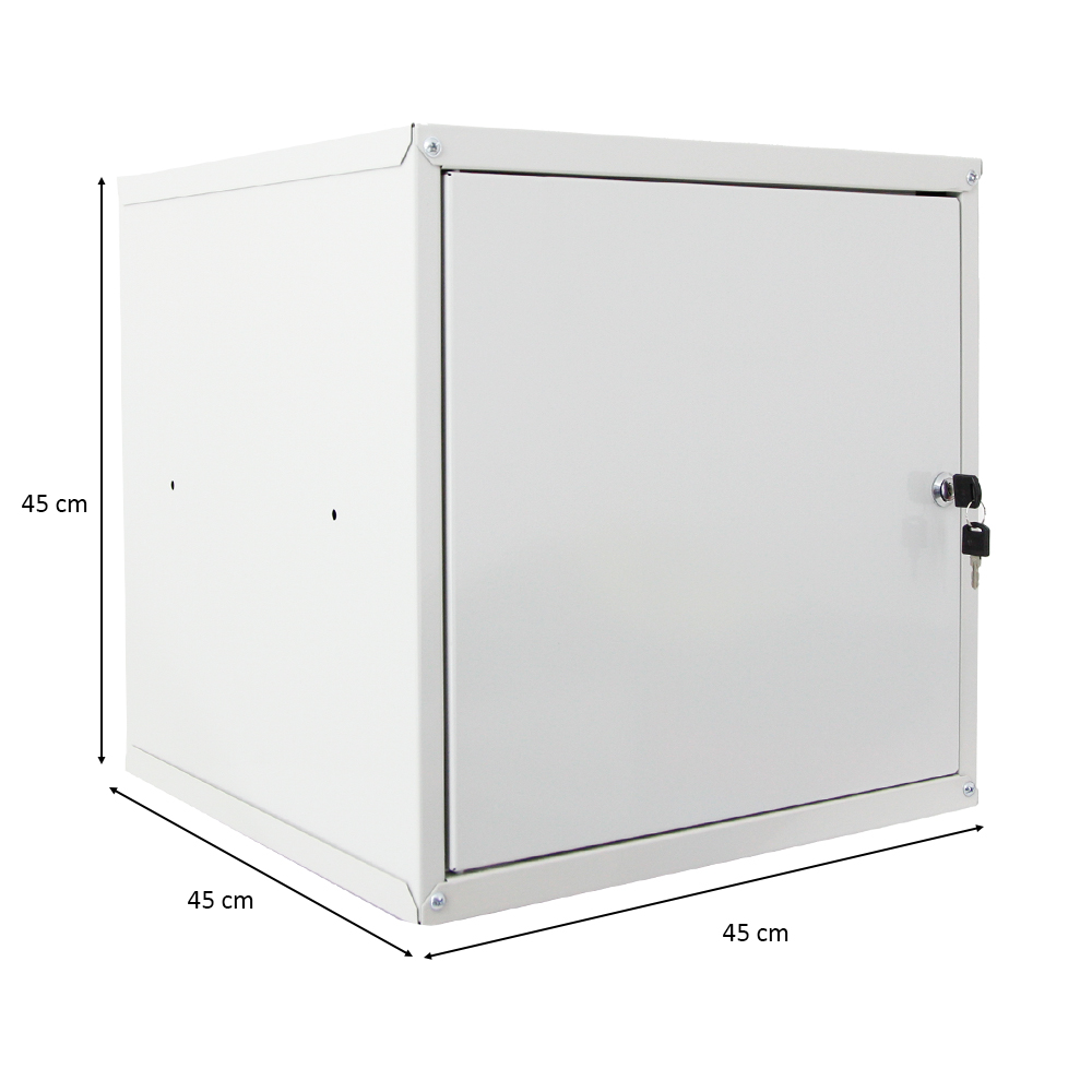 Schließfachwürfel Cubic XL | HxBxT 45x45x45 cm | Grau