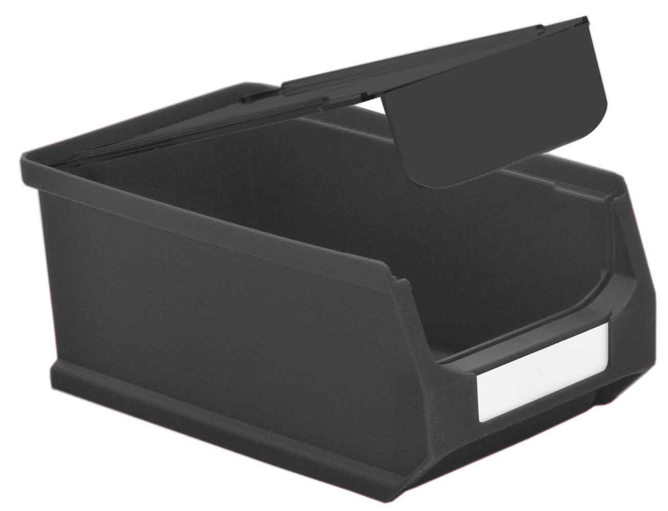 Staubdeckel 10x leitfähige Abdeckung für Sichtlagerbox 2.0 | HxBxT 0,2x9,5x15,8cm | ESD, Schmutzdeckel, Schutzdeckel, Sichtlagerbehälter, Sitchlagerkasten