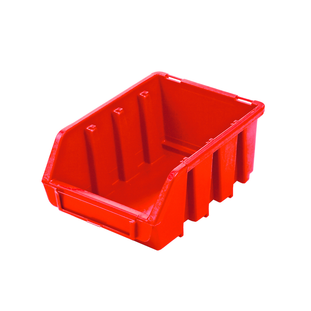 Sichtlagerbox 2 | HxBxT 7,5x11,6x16,1cm | Polypropylen | Rot
