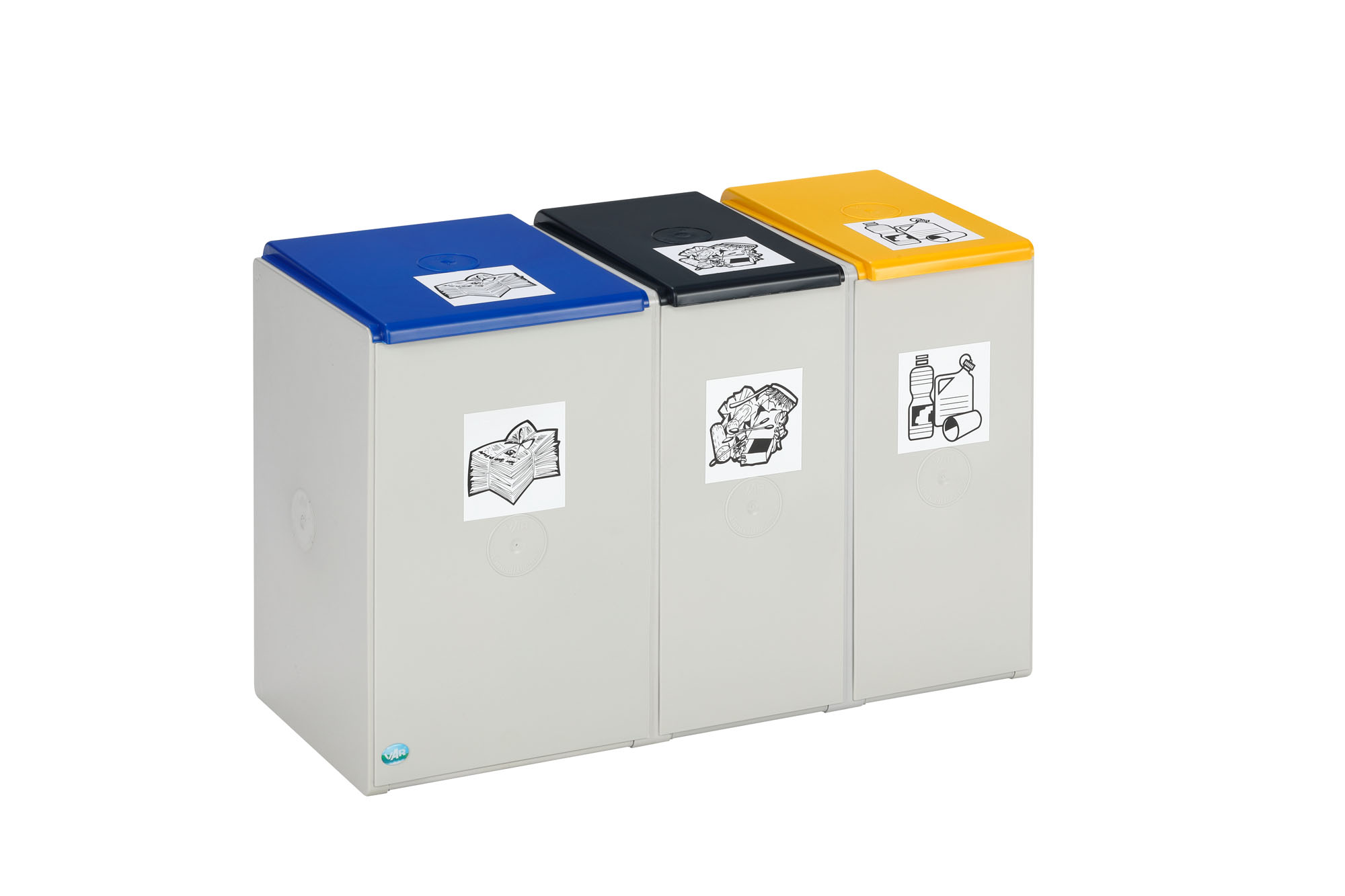 Deckel für Abfall- und Wertstoffsammelsystem 60 Liter | Kunststoff | Blau