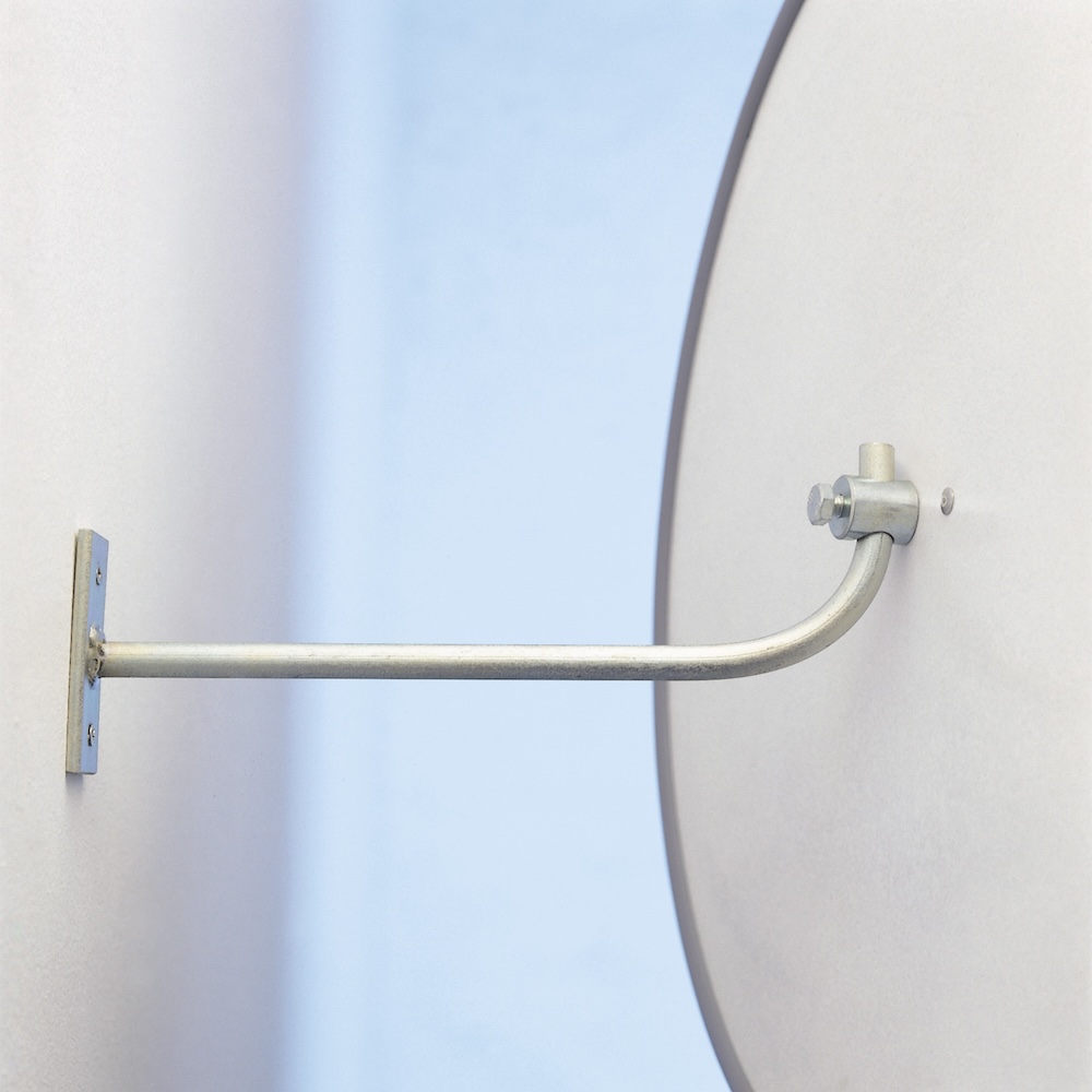 Industriespiegel aus hochwertigem Acrylglas mit Wandhalterung | Spiegel-Ø 60cm | Beobachtungsabstand 7m | Weitwinkelwirkung