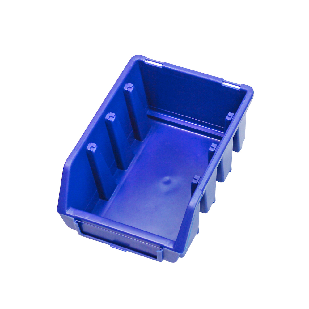 Sichtlagerbox 2 | HxBxT 7,5x11,6x16,1cm | Polypropylen | Blau