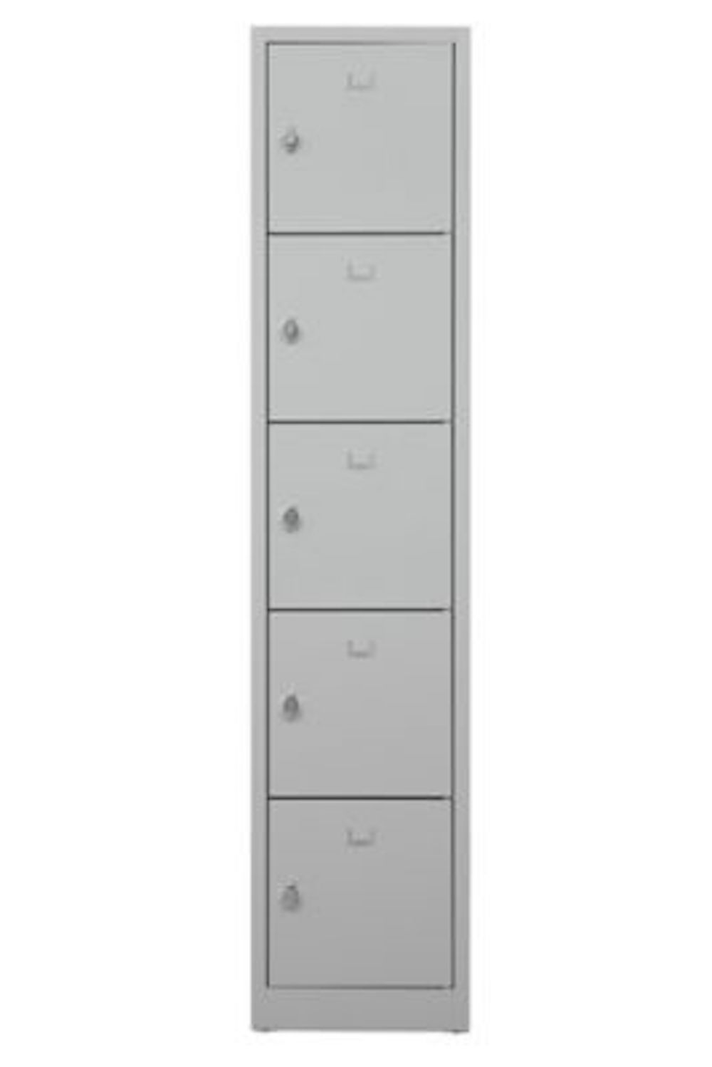 Schließfachschrank Falcon | Small | HxBxT 190x41x45 cm | Vorhängeschloss | Grau