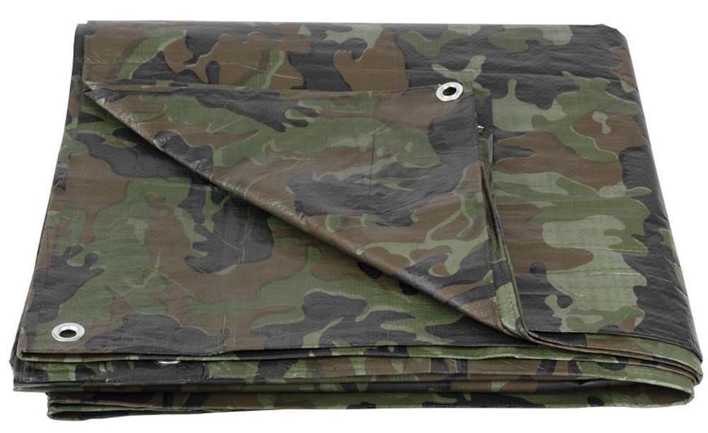 PROREGAL Abdeckplane 80 g/m2, 2x3m, Camouflage