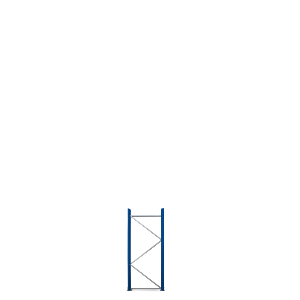 Stützrahmen für SLP Palettenregal Schraub-Stecksystem | HxT 210x75cm | Blau