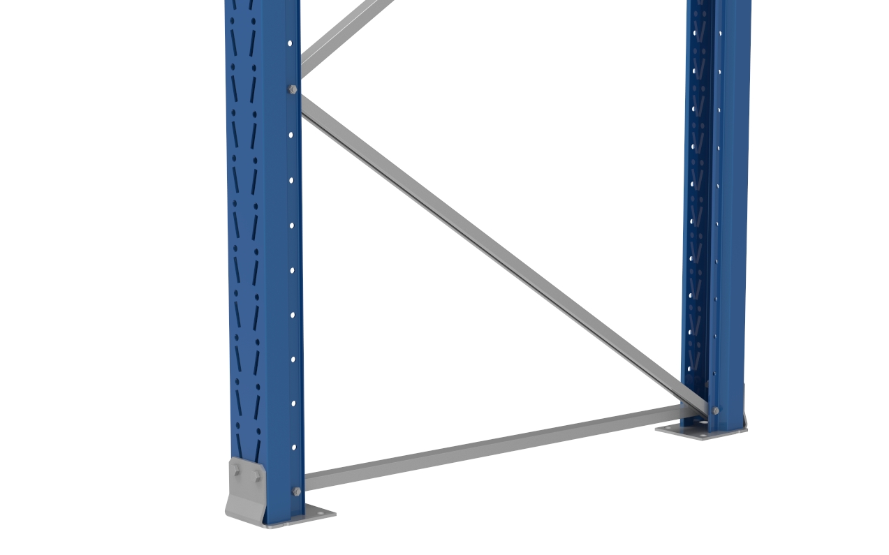 Stützrahmen für SLP Palettenregal Schraub-Stecksystem | HxT 273x75cm | Blau