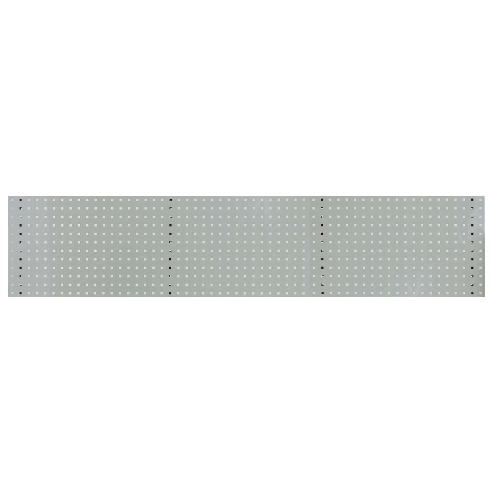 Lochplatte | BxH 197,5x45,6cm | Lichtgrau