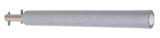 Schulte Unterteilungsrohr | 40cm | Stecksystem | inkl. Schaumstoffummantelung | Verzinkt
