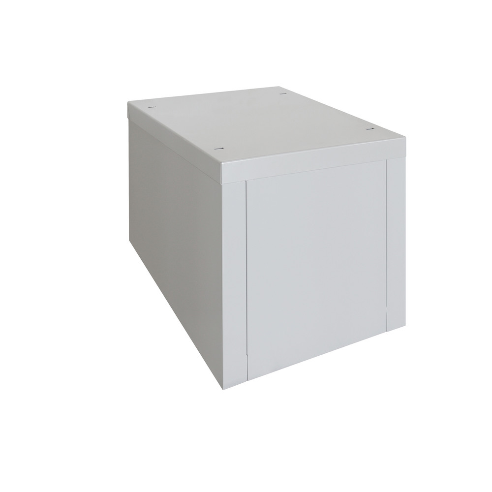 Schubladenbox mit 4 Schubladen für Werkbank Rhino| HxBxT 50x53x70cm | Traglast 60kg | Lichtgrau/Anthrazitgrau
