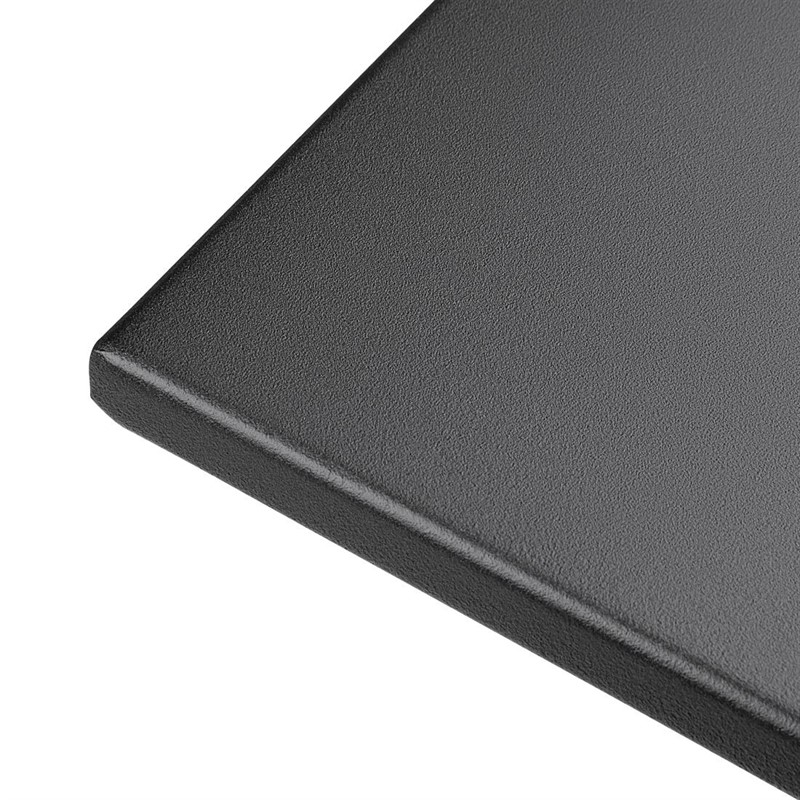 Bolero quadratischer klappbarer Terrassentisch Stahl schwarz 60cm