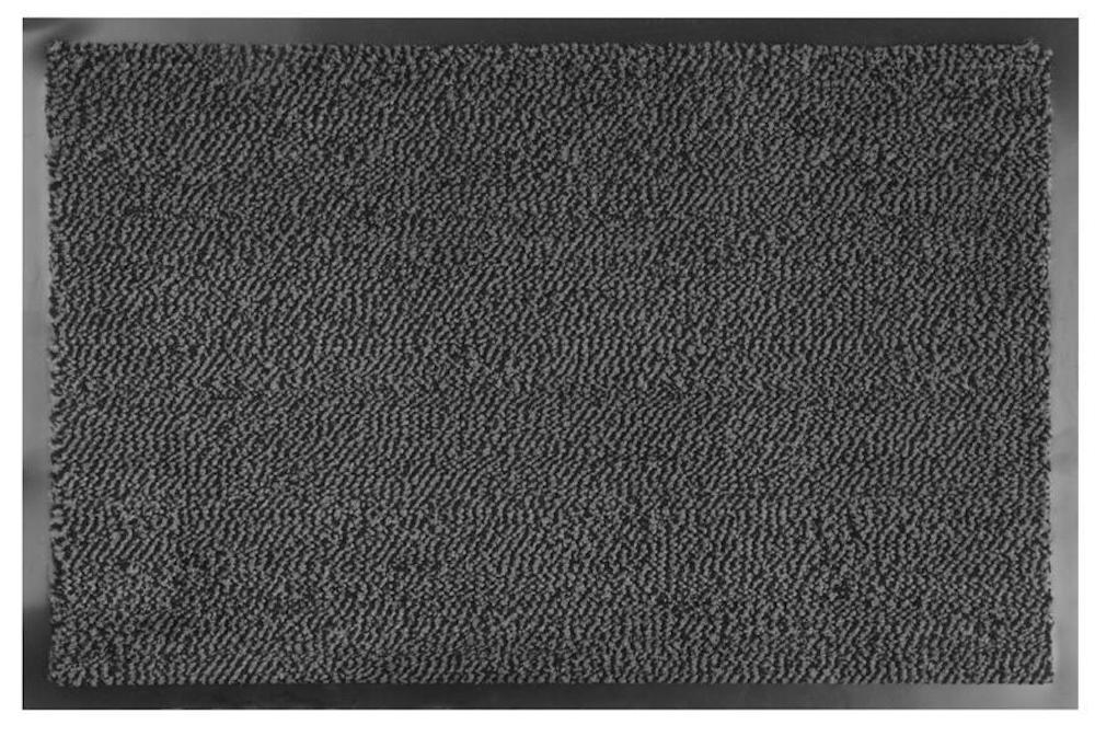 PROREGAL Fußmatte, Schmutzfangmatte 3002, 40x60cm, Schwarz-grau