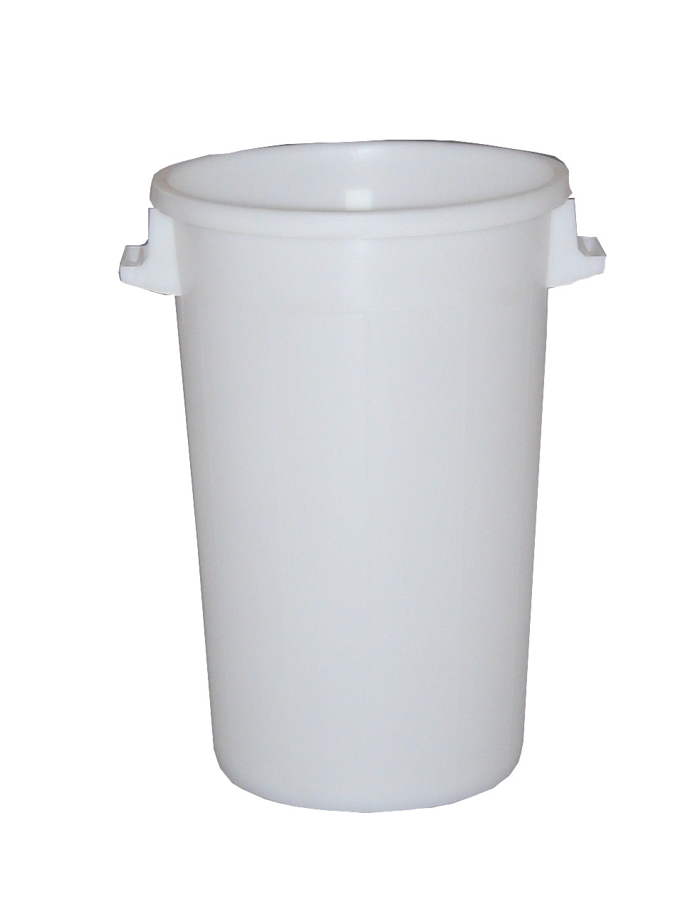 Abfalltonne | 150 Liter, HxB 70x61cm | Weiß