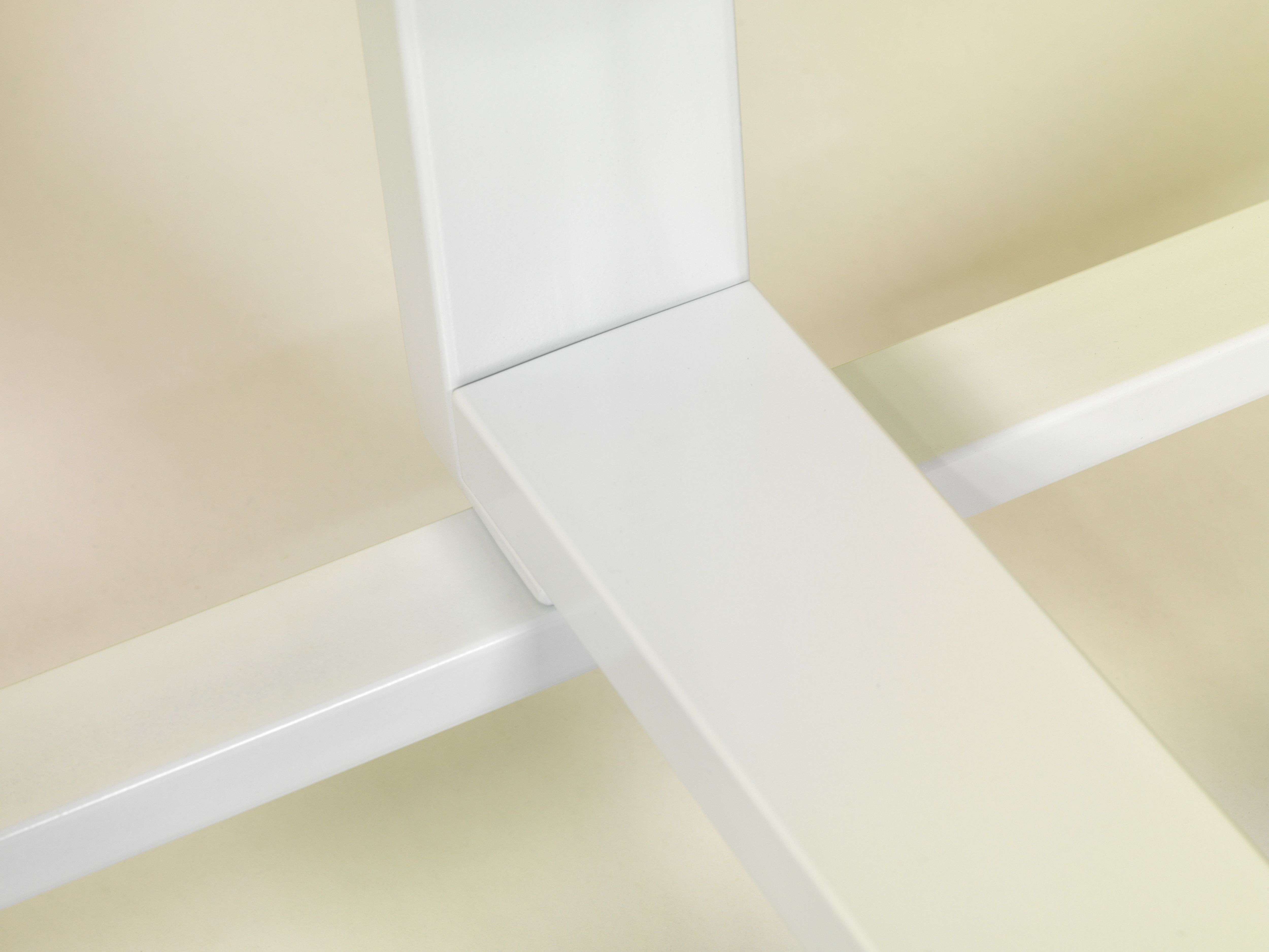 Magnetische doppelseitige Drehtafel Whiteboard für intensive Nutzung | HxB 100x200cm | 4x Rollen | 360° drehbar und auf jeden Winkel einstellbar | Emaillierter Stahl | Weiß