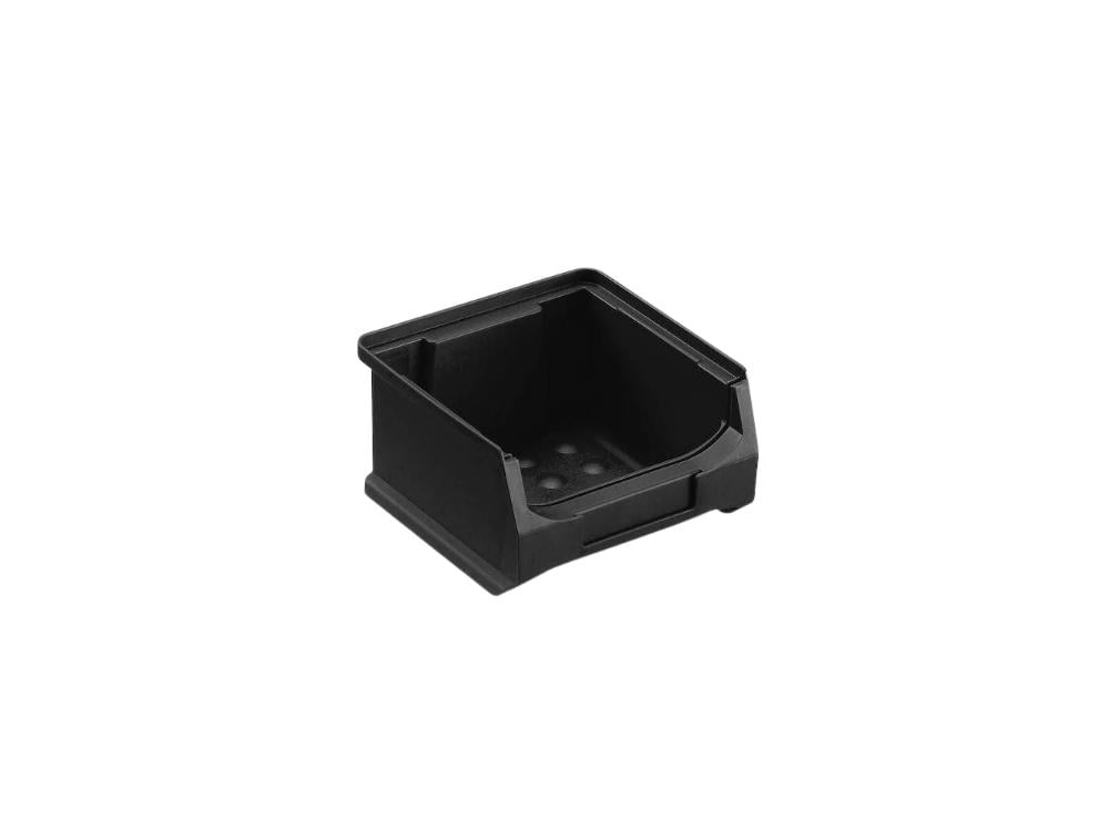 Leitfähige Sichtlagerbox 1.0 | HxBxT 6x10x10cm | 0,4 Liter | ESD, Sichtlagerbehälter, Sichtlagerkasten, Sichtlagerkastensortiment, Sortierbehälter