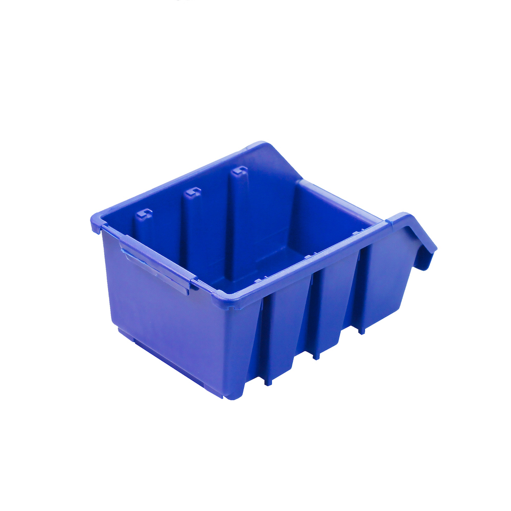 Sichtlagerbox 2 | HxBxT 7,5x11,6x16,1cm | Polypropylen | Blau