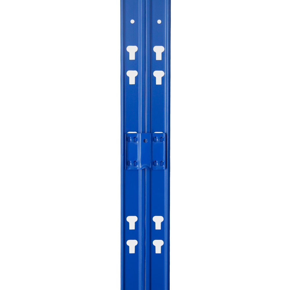 Regalverbinder für das Schwerlastregal RHINO | Stecksystem | 2 Stück | Blau