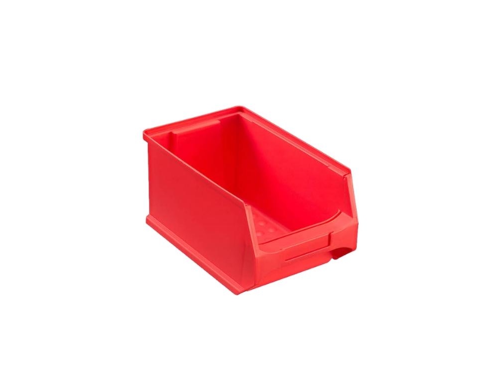 SuperSparSet 48x Rote Sichtlagerbox 3.0 | HxBxT 12,5x14,5x23,5cm | 2,8 Liter | Sichtlagerbehälter, Sichtlagerkasten, Sichtlagerkastensortiment, Sortierbehälter