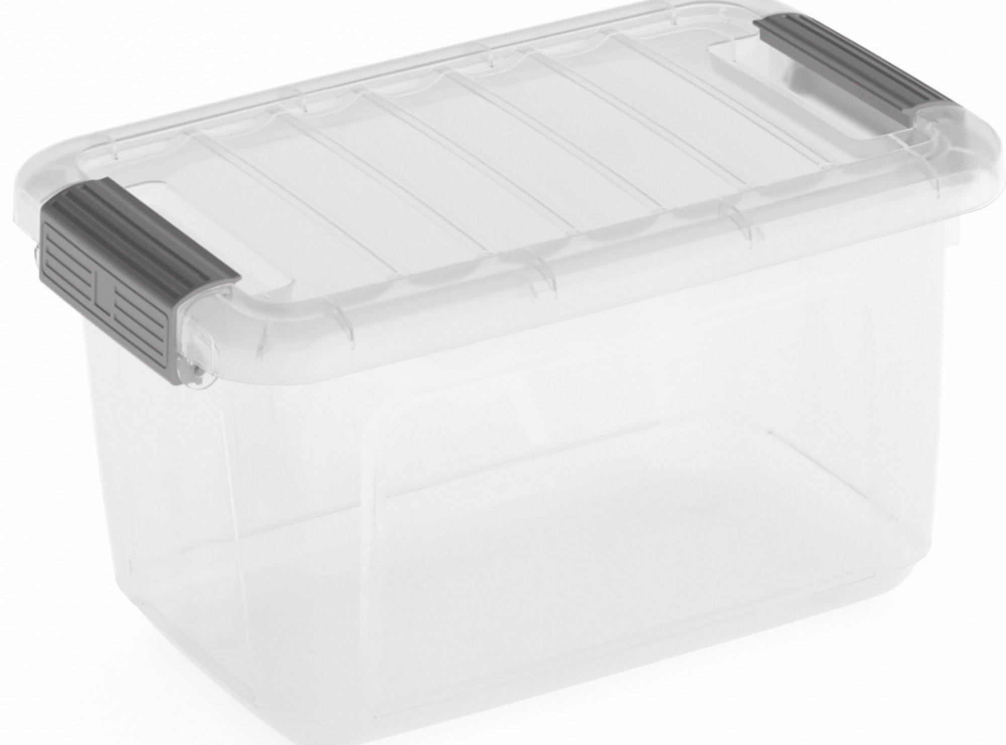 SuperSparSet 20x Mehrzweck Aufbewahrungsbehälter HAWK mit transparentem Deckel | HxBxT 18x28x17cm | 5 Liter | Transparent | Behälter, Box, Aufbewahrungsbehälter, Aufbewahrungsbox