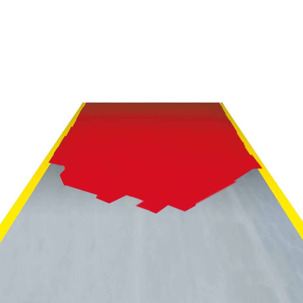 Bodenmarkierfarbe für Industrieböden im Innenbereich | Rot (vgl. RAL 3001) | Für 20-25qm, 5L-Gebinde | Staplergeeignet, Abriebfest, Dauerhaft, Hochdeckend, Silikonfrei