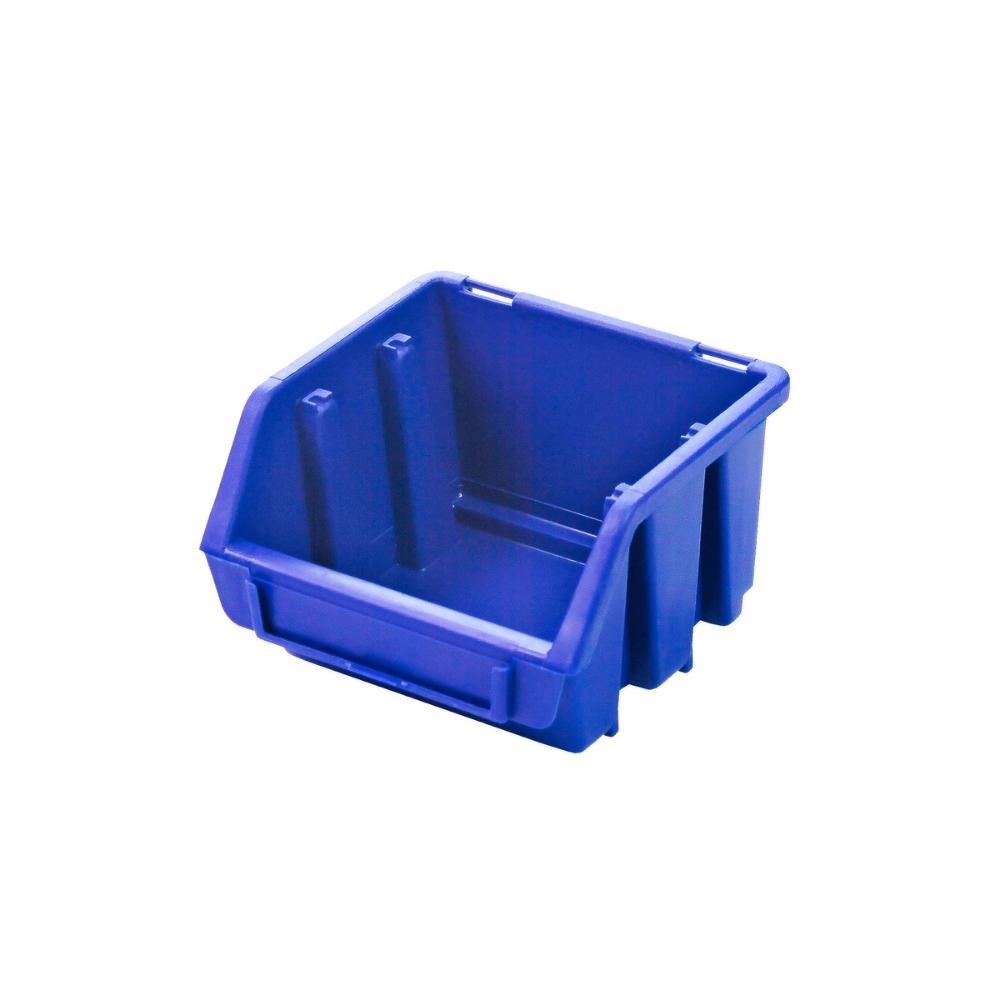 SuperSparSet 20x Sichtlagerbox 1 | HxBxT 7,5x11,6x11,2cm | Polypropylen | Blau
