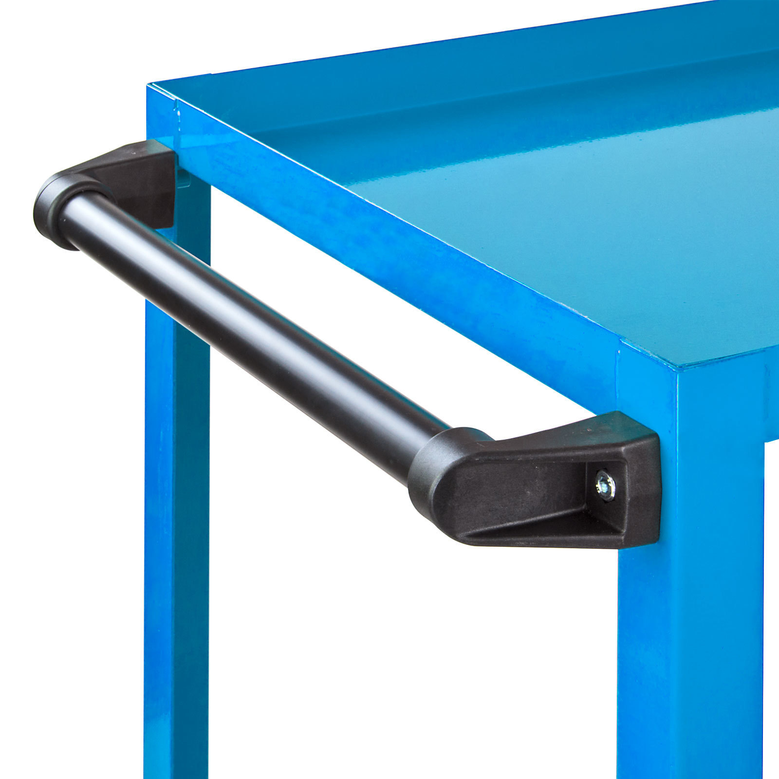 Tischwagen mit 2 Etagen | HxBxT 50x100x91cm | Gesamtraglast 100kg pro Wanne | Lichtblau
