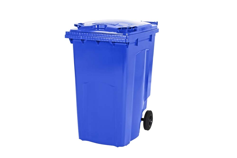Zweirad Müllgroßbehälter 240 Liter  blau