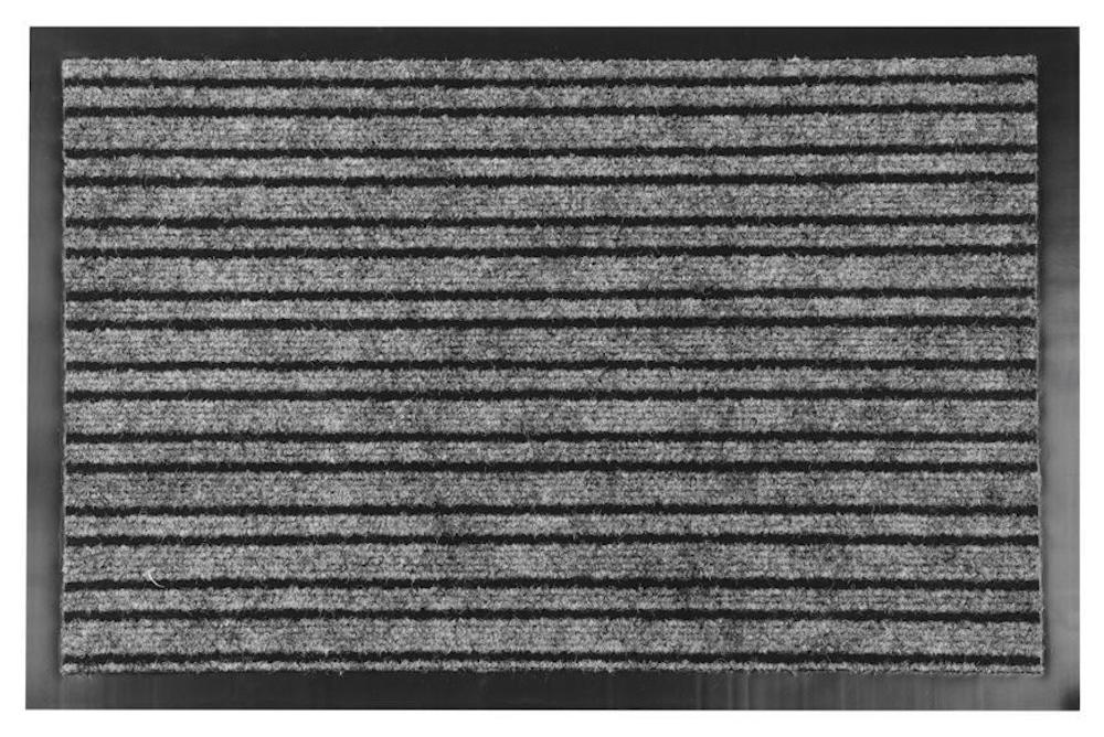 PROREGAL Fußmatte, Schmutzfangmatte T235, 40x60cm, Schwarz-weiß