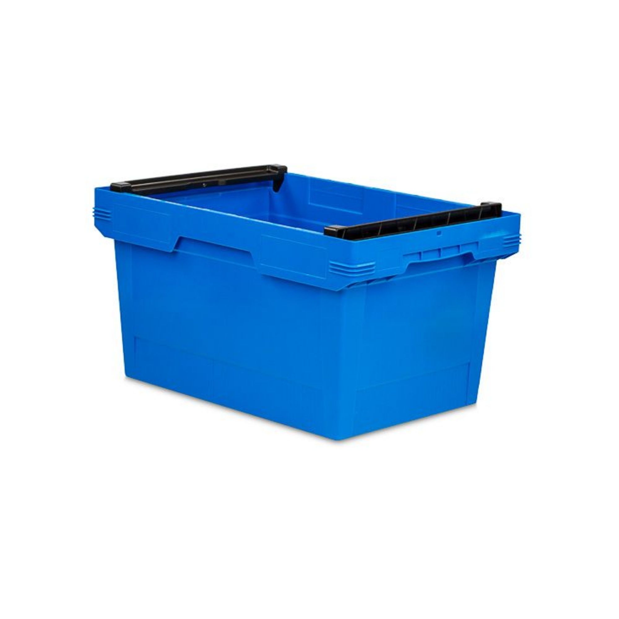 Conical Mehrweg-Stapelbehälter mit Stapelbügel Blau | HxBxT 32,3x40x60cm | 58 Liter | Lagerbox Eurobox Transportbox Transportbehälter Stapelbehälter