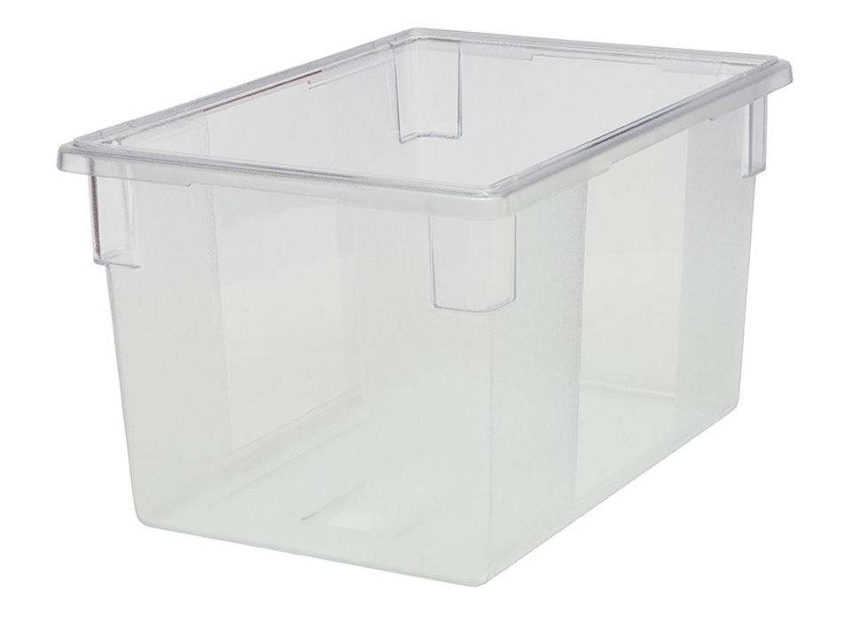 Rubbermaid transparenter Lebensmittelbehälter | 81,5 Liter, HxBxT 38x45,7x66cm | Polycarbonat | Transparent