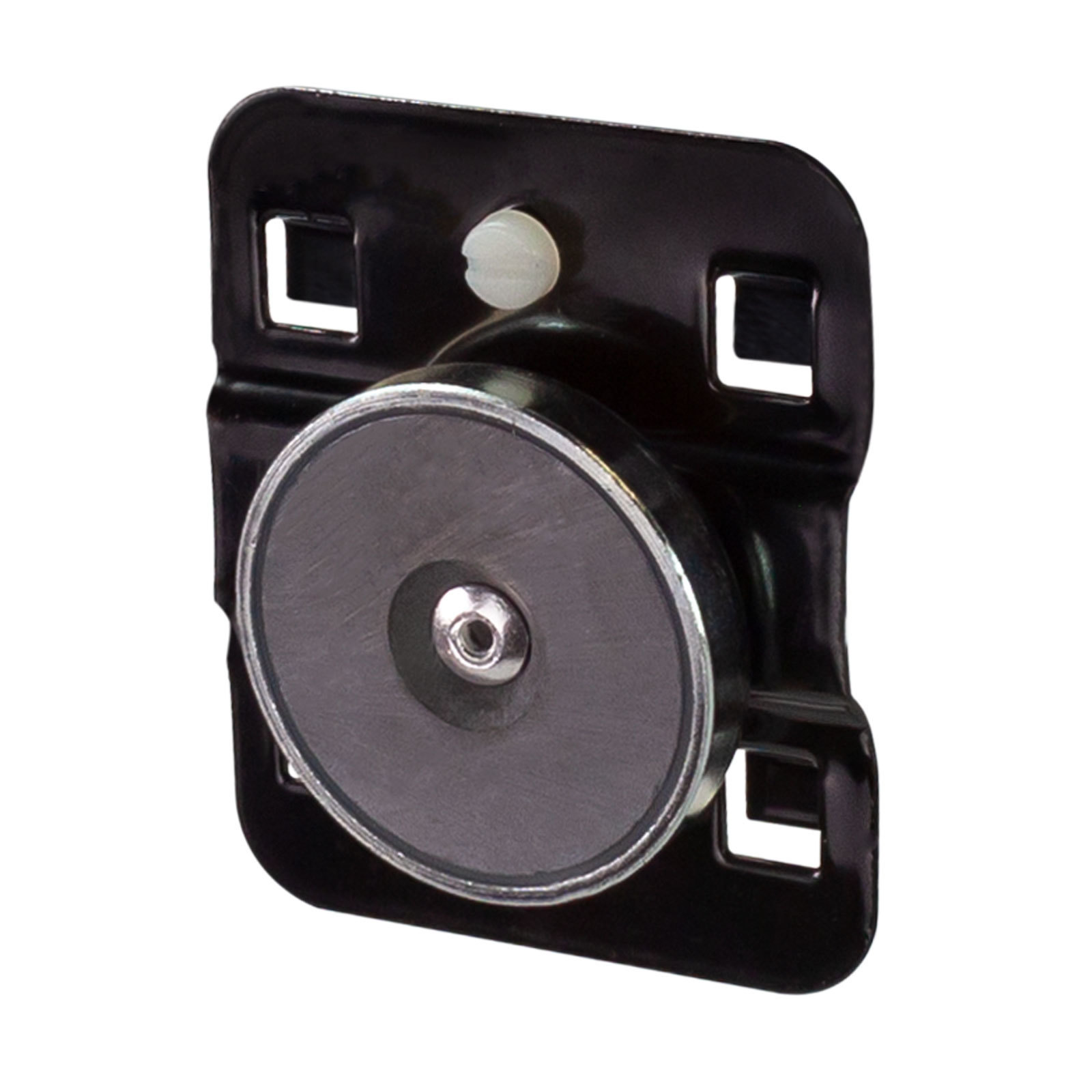 Magnethalter für Lochplatte | Ø4cm | Tiefschwarz