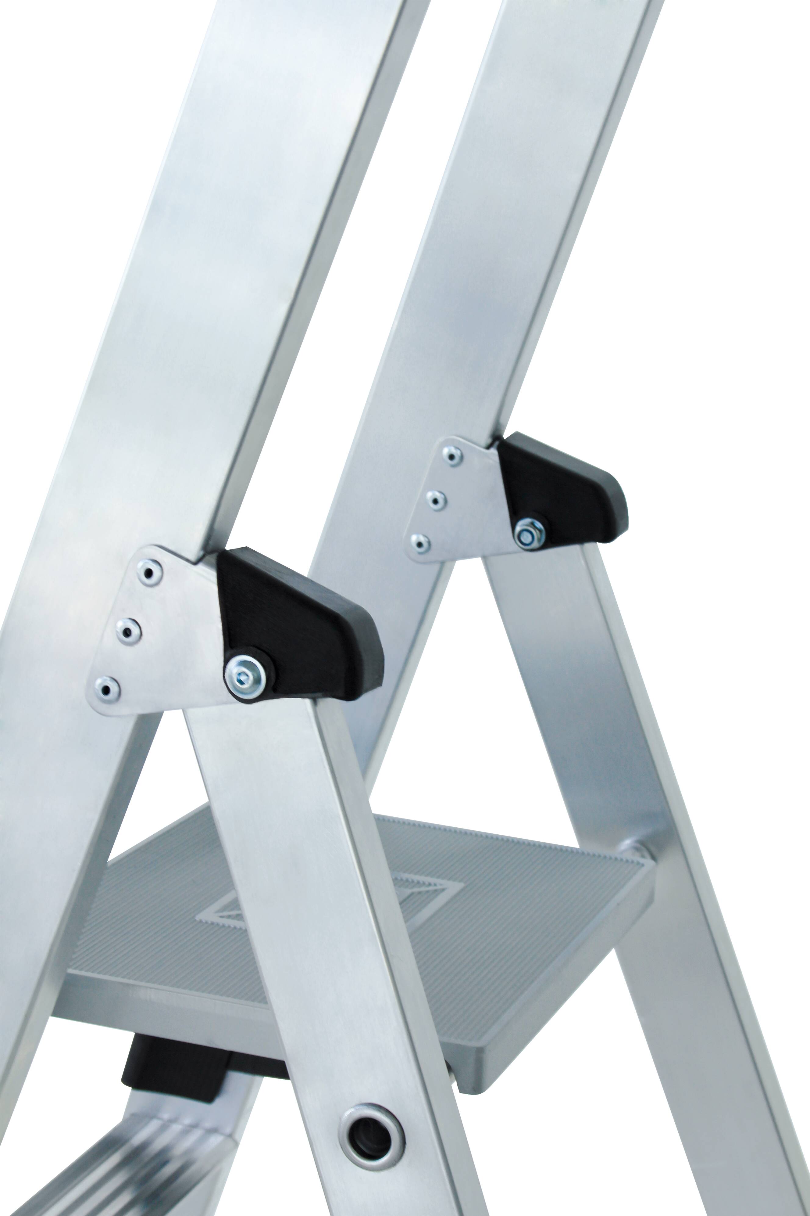 Stufen-Stehleiter einseitig begehbar mit clip-step R13 4 Stufen