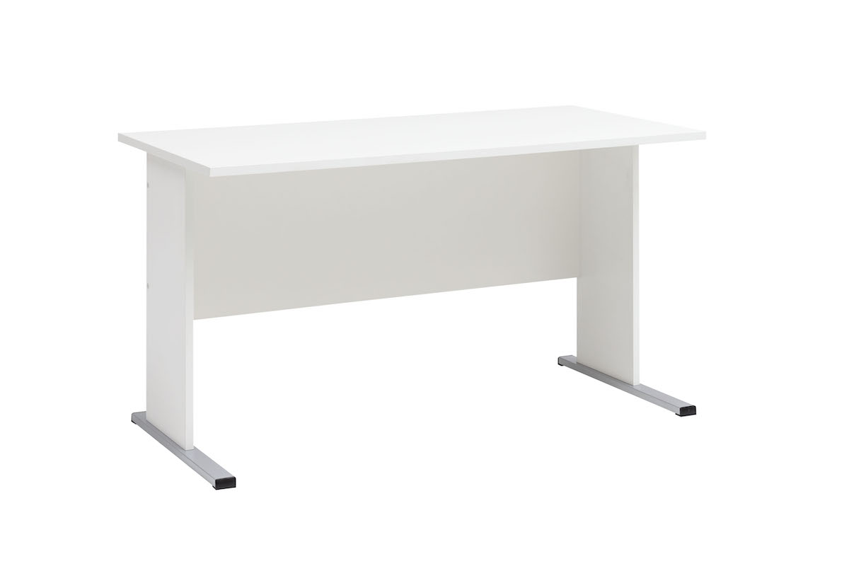 Möbelpartner Schreibtisch Tiger | HxBxT 75x90x65cm | Weiß