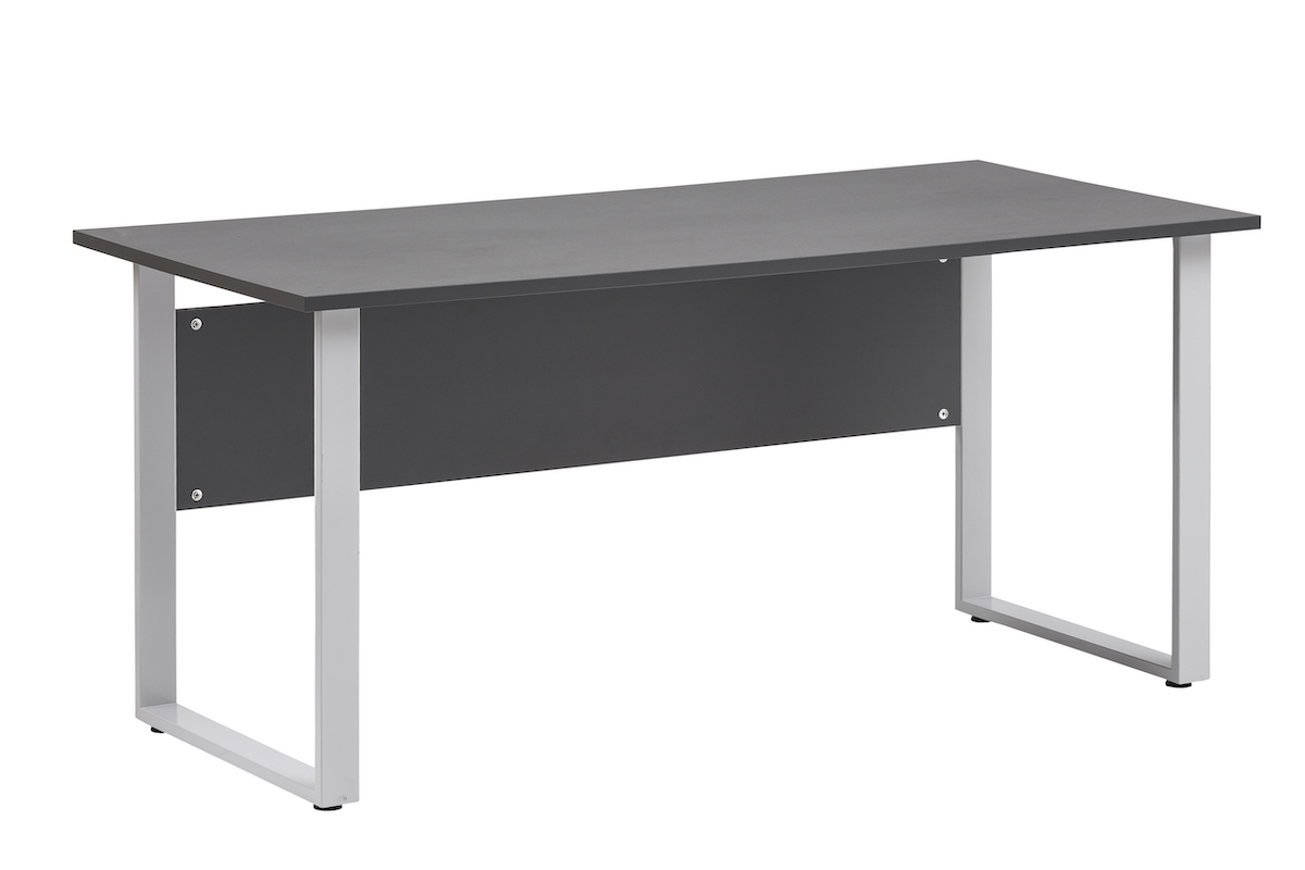 Möbelpartner Schreibtisch Hippo |HxBxT 73x160x65 cm | Athrazit