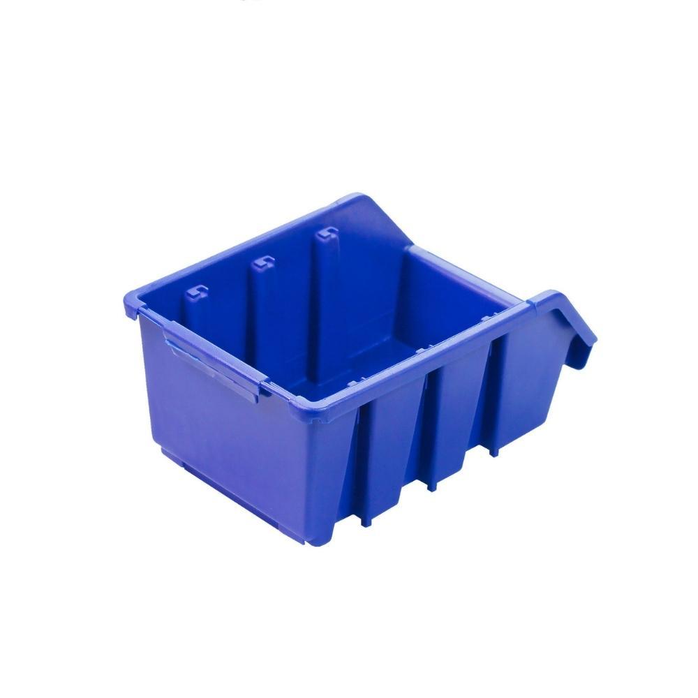SuperSparSet 20x Sichtlagerbox 2 | HxBxT 7,5x11,6x16,1cm | Polypropylen | Blau