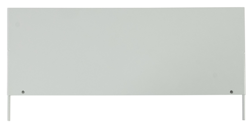 Stecktrennblech für Schulte Fachbodenregal mit Schraubsystem für MULTIplus250/330 | freistehend | HxT 14x60cm | Lichtgrau