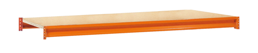 Zusatzebene mit Spanplatten für Schulte Weitspannregal W 100 | BxT 178,5x80cm | Fachlast 670kg | Orange/Verzinkt