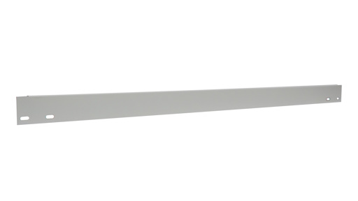 Anschlagleiste für Schulte Fachbodenregale mit Stecksystem | HxB 5,5x100cm | Lichtgrau