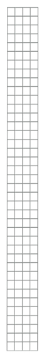 Drahtgitter-Seitenwand für Schulte Fachbodenregale mit Stecksystem | HxT 195x20cm | Glanzverzinkt