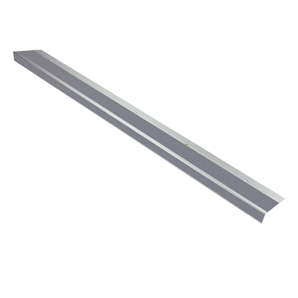 Antirutsch-Treppenkantenprofil für den Innenbereich | General Line | Rutschklasse R10 Soft | Trittfläche 90cm, HxBxT 3,3x60x9cm | Grau