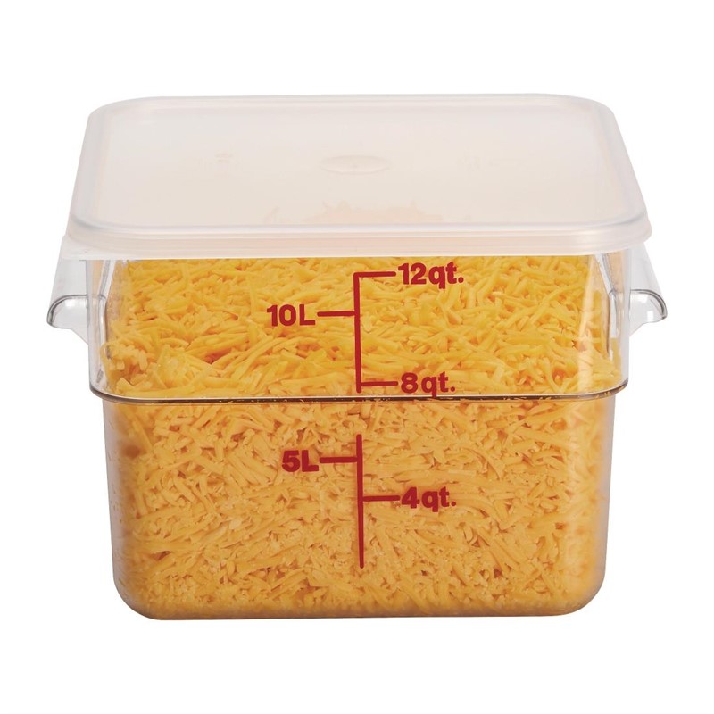 Cambro quadratischer Polycarbonat Lebensmittelbehälter 11,4L