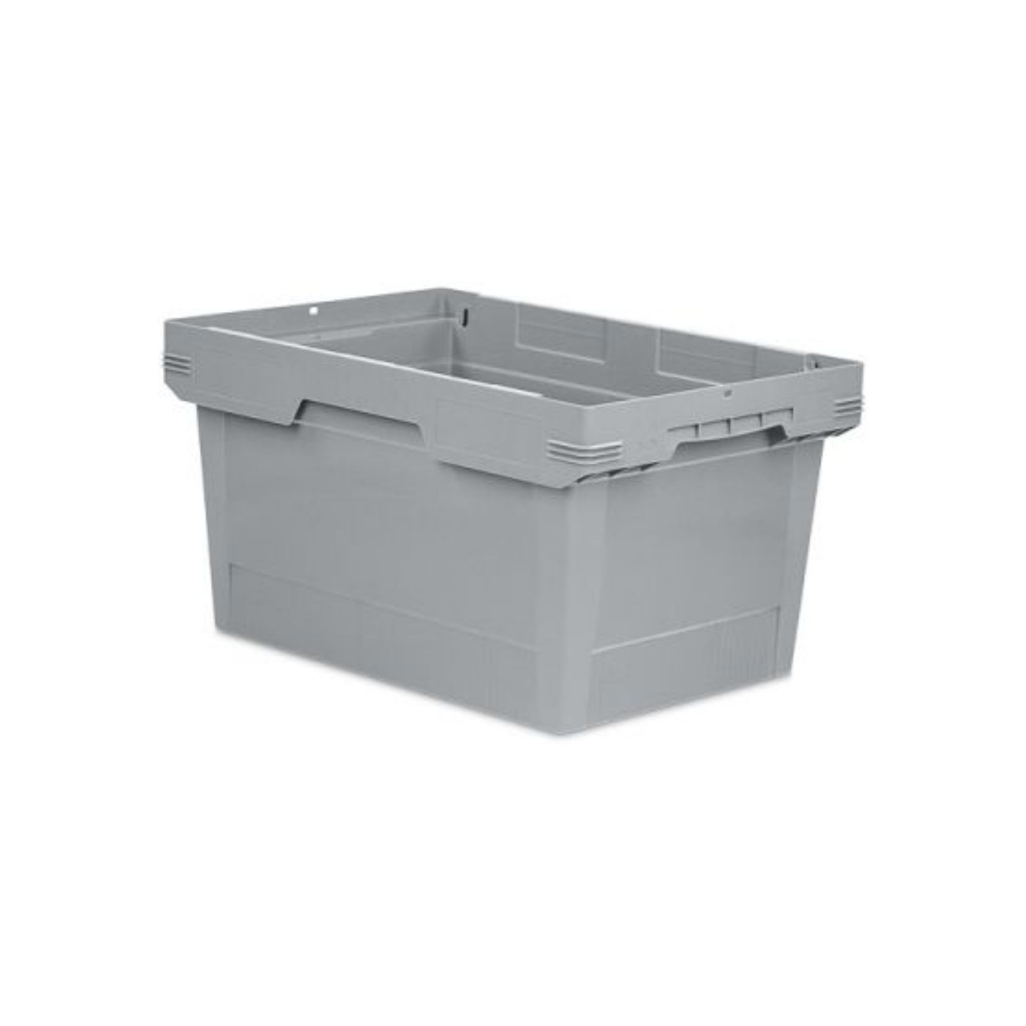 Conical Mehrweg-Stapelbehälter Grau | HxBxT 32,3x40x60cm | 58 Liter | Lagerbox Eurobox Transportbox Transportbehälter Stapelbehälter