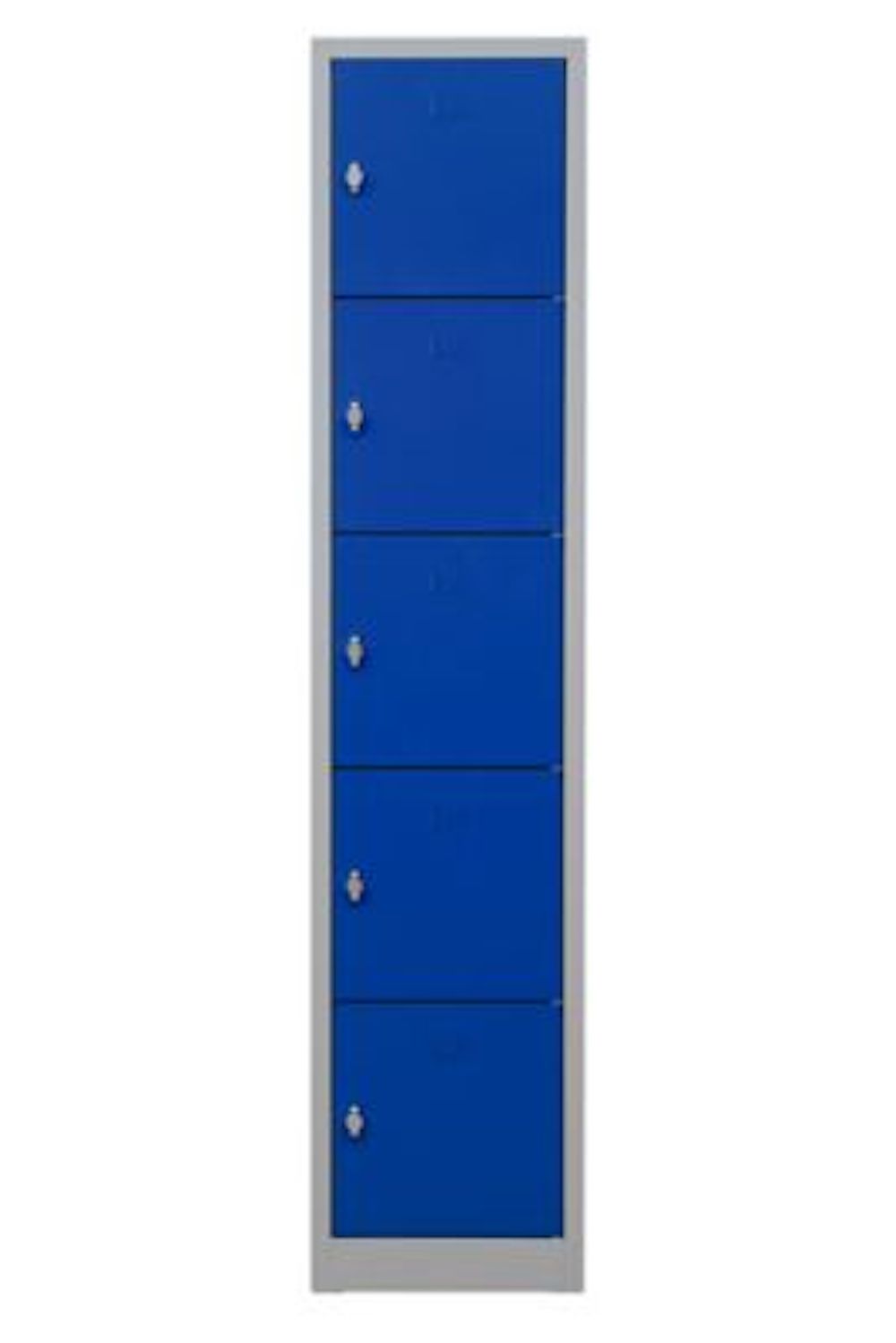 Schließfachschrank Falcon | Small | HxBxT 190x41x45 cm | Vorhängeschloss | Grau-Blau
