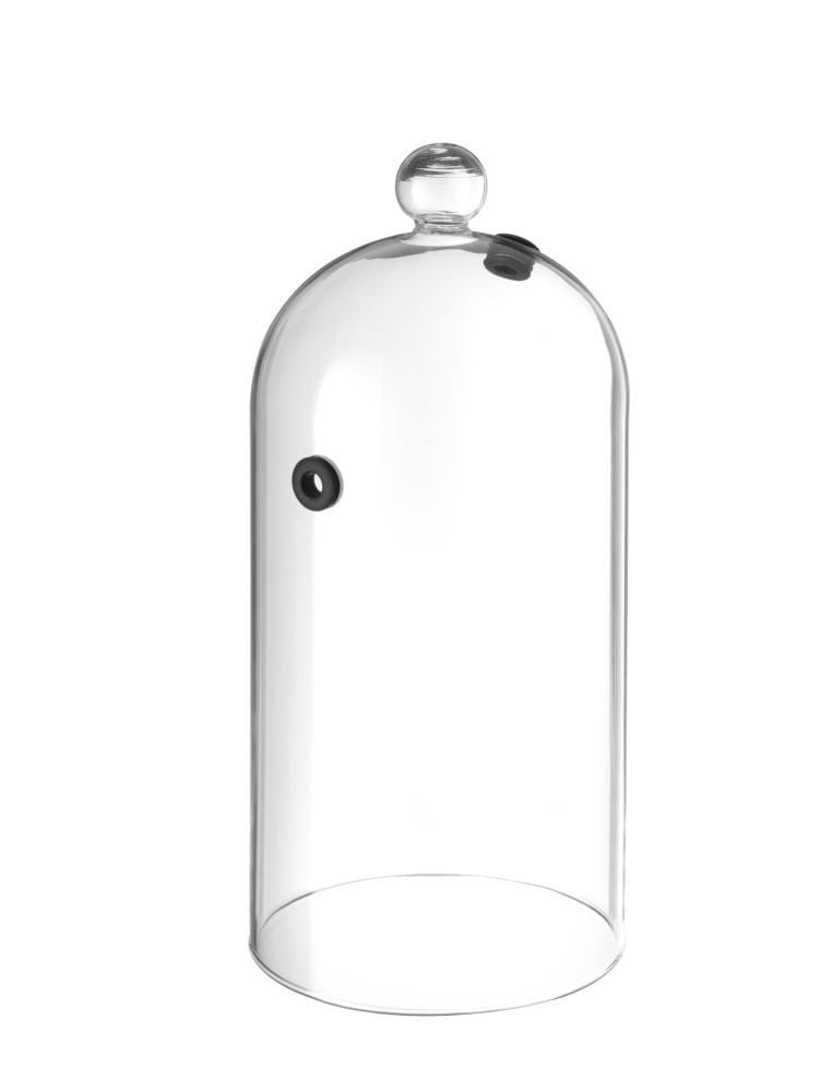 Glasglosche mit Lüftungsöffnung, Cocktail-Glosche, ø130x(H)282mm