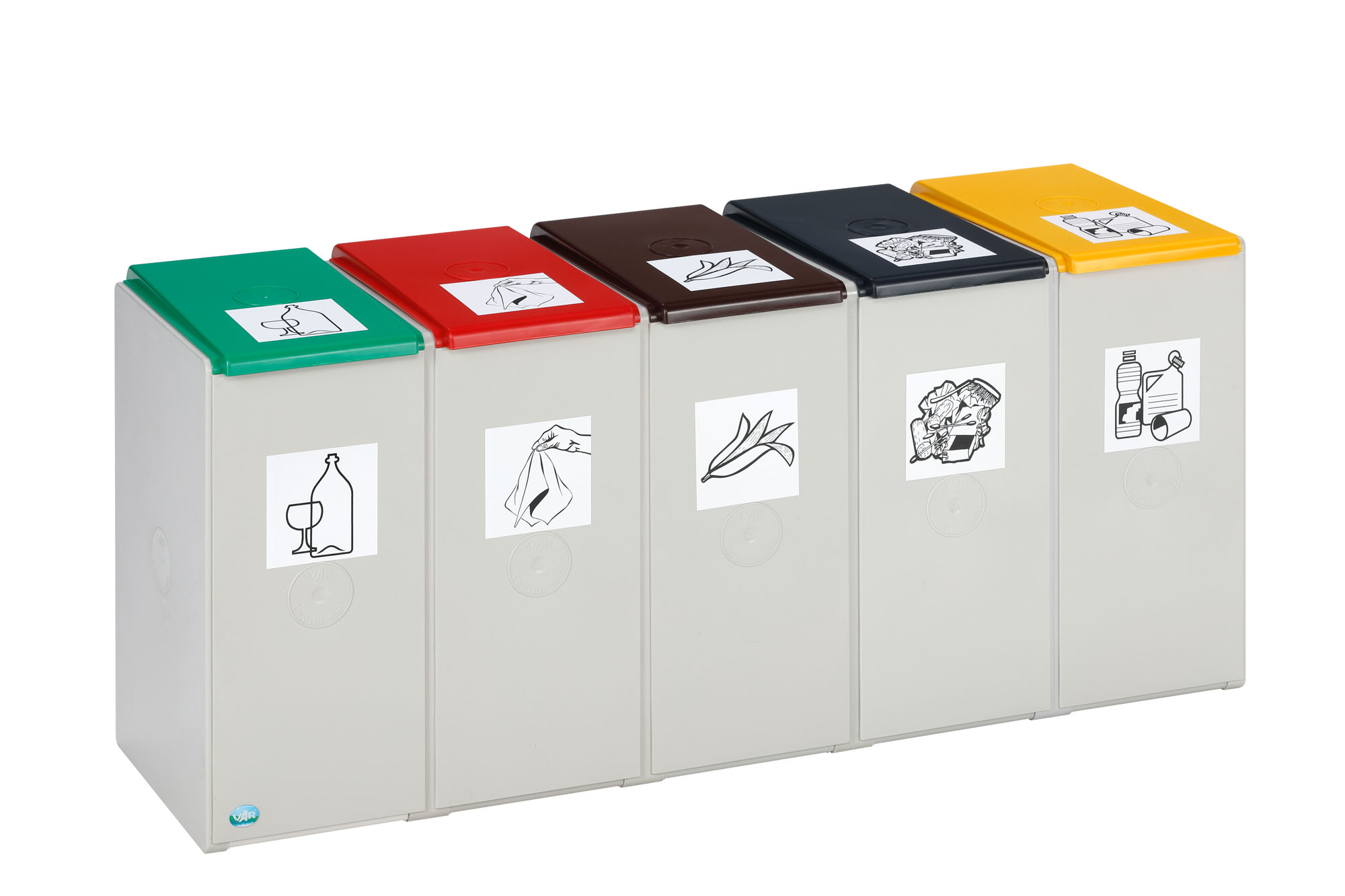 Deckel für Abfall- und Wertstoffsammelsystem 40 Liter | Kunststoff | Anthrazit