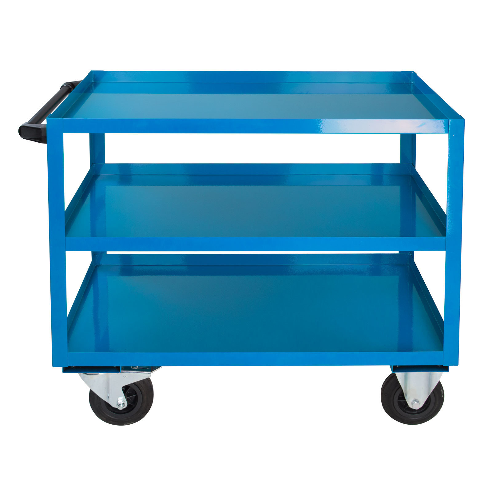 Tischwagen mit 3 Etagen | HxBxT 50x100x91cm | Gesamtraglast 150kg| Lichtblau