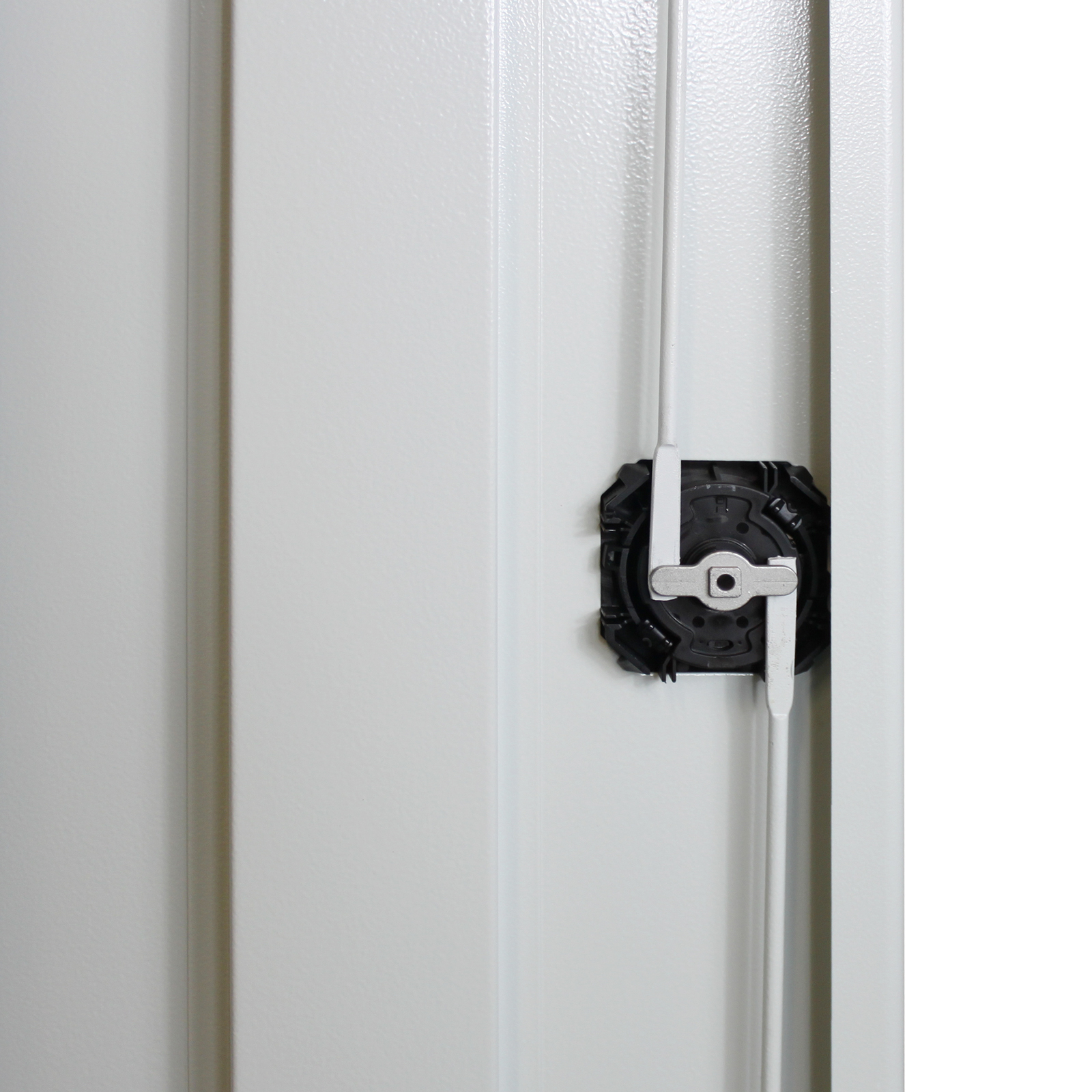 Regalschrank Owl mit 2 Türen | HxBxT 195x71x30cm | Lichtgrau