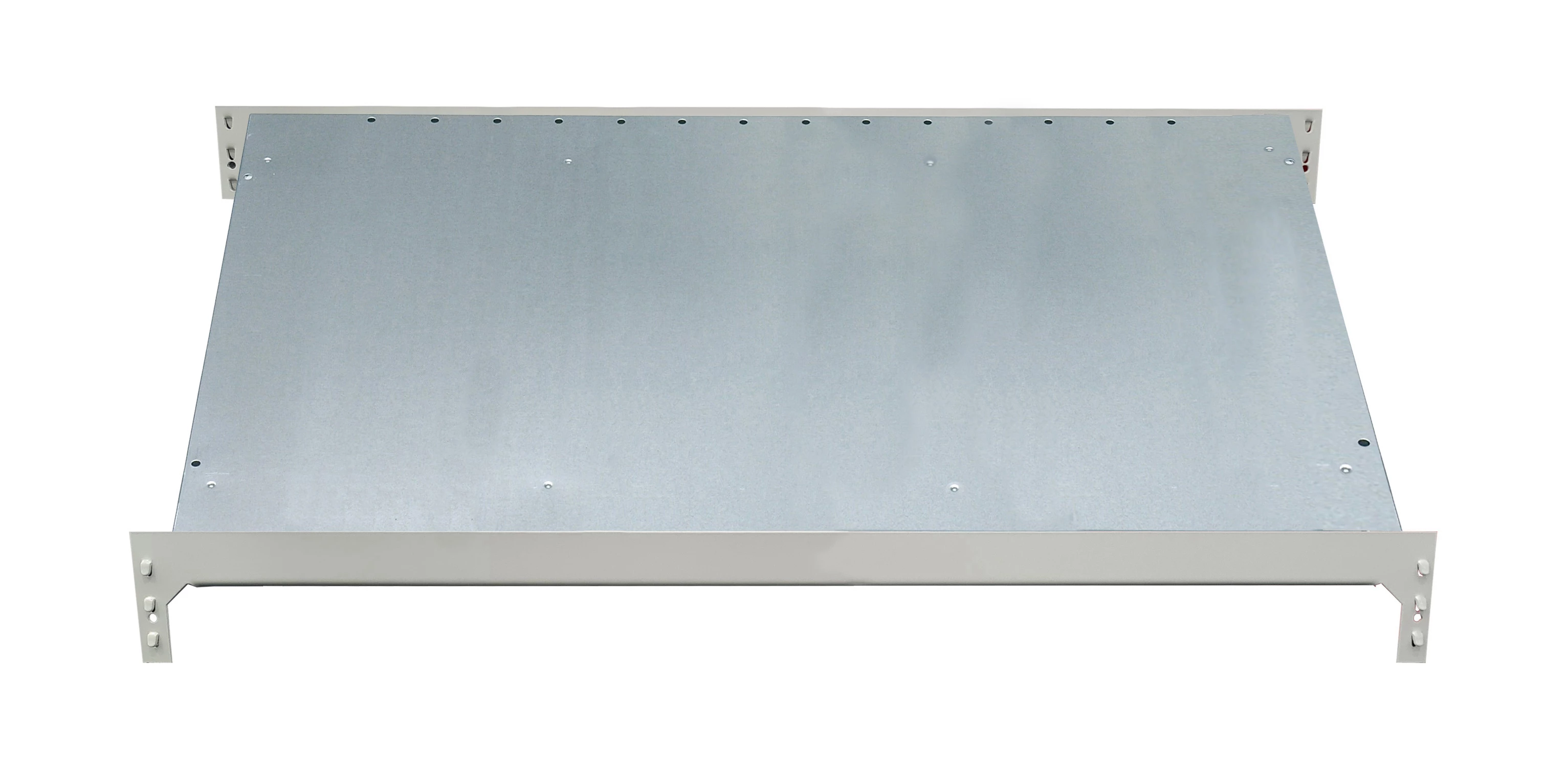 Zusatzebene für Schulte Schrägbodenregal XL MULTIplus150 | BxT 130x120cm | Traglast 200kg | Verzinkt/Lichtgrau